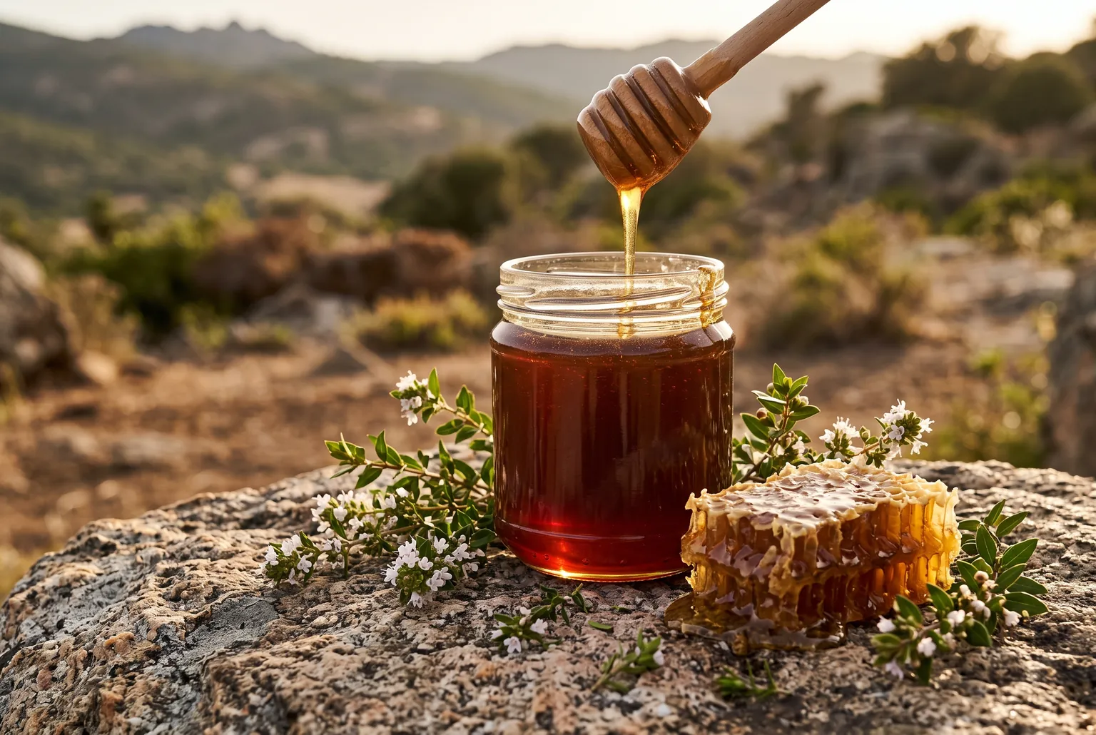 Raw Sardinian mountain honey