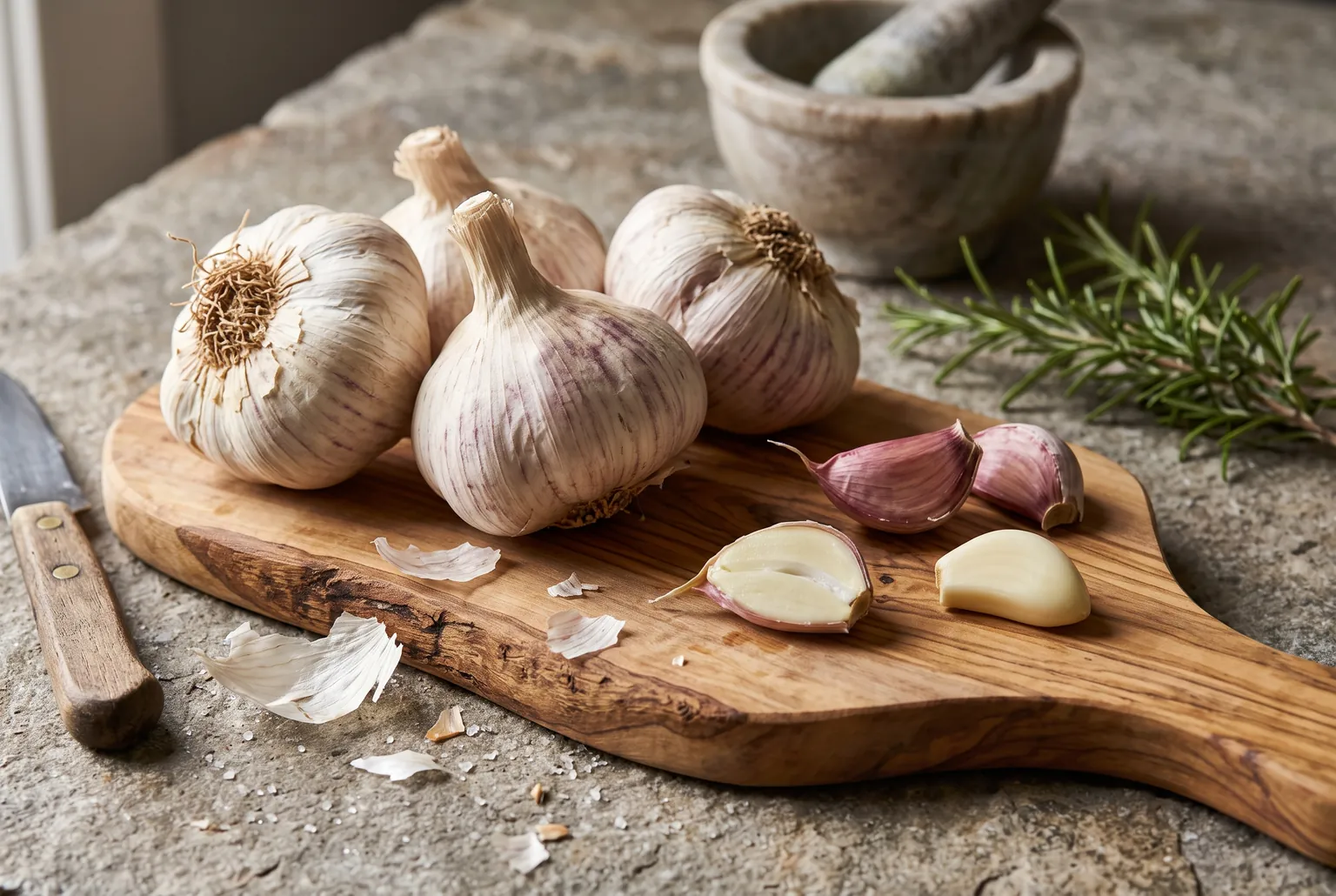 Aged Mediterranean garlic